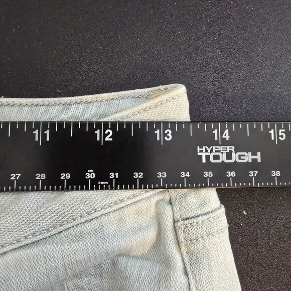 NEW American Eagle AEO Denim Distressed Skinny Jeans Light Wash Size 4 Short - Picture 15 of 16